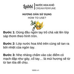 Nước hoa kem khô 30gr Labbi Me But Different Version