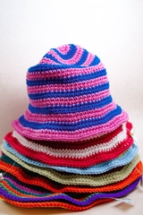 Stripe Bucket Hats Maru