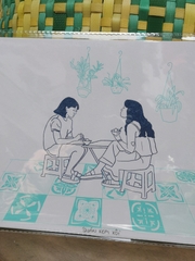 Tranh Hannah Budd Riso Kem Xôi