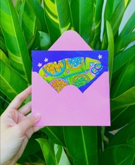 Thiệp Lá chuối Lộn Xộn