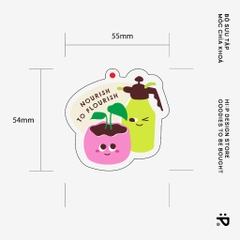 Móc chìa khóa Hi:Piece NOURISH TO FLOURISH