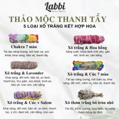 SAGE & PALO LABBI XÔ CHAKRA 7 MÀU