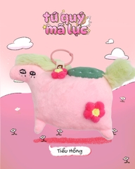 Móc chìa khóa - Tiểu Hồng (hồng) Gấu Bông Đình May