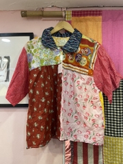 Áo cổ sen 690k T9/26 Chế Upcycled Clothing