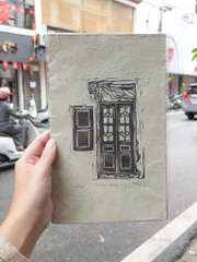 Tranh Mộc Trà A5 Hanoi door 5