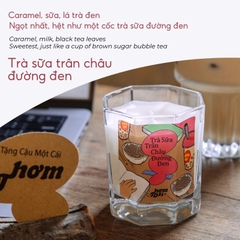 Nến Thơm Dzị 111gram trà sữa trân châu đường đen