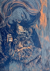 Tranh Mỹ Anh Thương thương 30x40cm