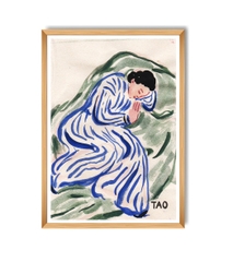 Tranh A4 Tao Resting Woman