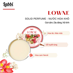 [SOLID PERFUME - NƯỚC HOA KHÔ] 30gr Labbi Lowne