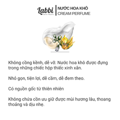 Nước hoa kem khô 30gr Labbi Me But Different Version