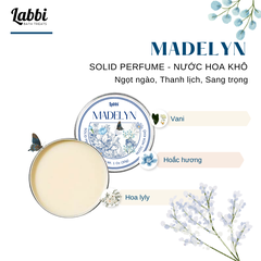 [SOLID PERFUME - NƯỚC HOA KHÔ] 30gr Labbi Madelyn