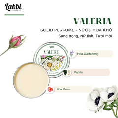 [SOLID PERFUME - NƯỚC HOA KHÔ] 30gr Labbi Valerie