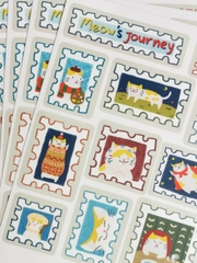 Stickers Mèo Cá Mập Vũ Trụ