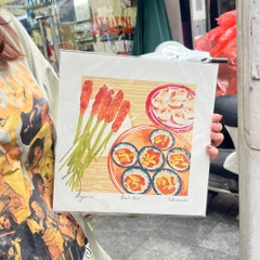 Bánh Huế Tranh Mộc Trà 24x24