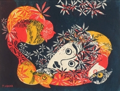 Tranh Mỹ Anh Mình và mèo 30x40cm