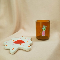Cốc uống nước tái chế + sticker Líu Lô