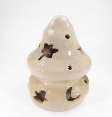 Clay tealight holder