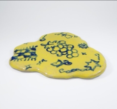 Clay Sunshine plate