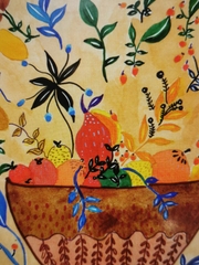 Tranh Ly Vu Tropical Fruits A3/ Vuông to