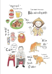 Tranh Haru Craft A5 I Can Speak Vietnamese