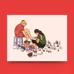 Thiệp Làm Nails Lương Doo