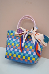 Khăn lụa twilly vietnameow Mai Lê x Líu Lô