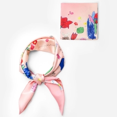 Khăn Bandana Hồng Đào Tò He