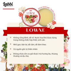 [SOLID PERFUME - NƯỚC HOA KHÔ] 30gr Labbi Lowne
