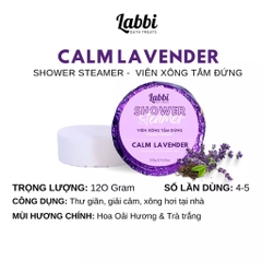 Viên xông tắm đứng 120gr Labbi Calm Lavender