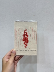 Tranh in tay Vốn cổ Huế Mộc Trà A6 12