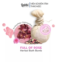 FULL OF ROSE Viên sủi thảo mộc HERBAL BATH BOMB Labbi
