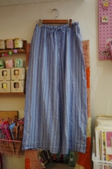 Quần kẻ cotton light blue Líu Lô