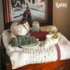 SAGE & PALO LABBI XÔ TRẮNG BÓ TRÒN