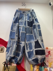 Quần jeans ghép vải Chế 1200 T326