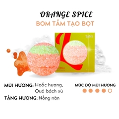 Viên tắm tạo bọt 220gr Labbi Orange Spice