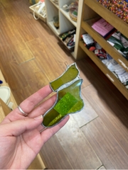 Upcycled glass Xmas Ornament 60