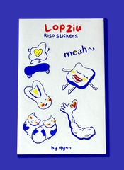 Sticker Riso Lop Ziu Lộn Xộn