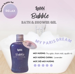 Gel Tắm Tạo Bọt 110ml Labbi My Paris Dream