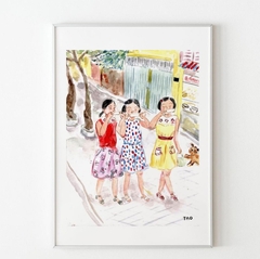 Tranh Tao Summer Love / Ice Cream A3