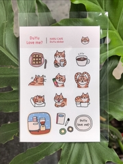 Sticker Duyu loves me Haru Craft