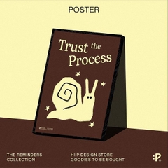 Tranh Hi:pieces ốc sên trust the process