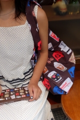Túi dù gập Líu Lô x Mai Lê Cafe / Foldable Bag Coffee