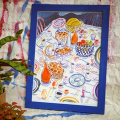 Tranh Tao celebration / a celebration A3