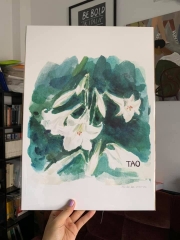 Tranh Tao Hoa Loa Kèn A3