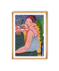 Tranh Tao A4 Girl with headband