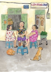 Tranh Haru Craft A3 Chị Ơi Talk