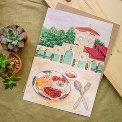 Tranh PhanhShi 20 x 28 cm Bến Thành