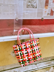 Emma Checkboard Shopper | Multicolor