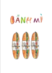 Tranh Haru Craft A5 Banh Mi