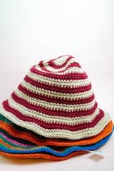 Stripe Bucket Hats Maru